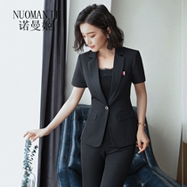  Norman Ji professional womens clothing OL one-button simple suit Interview suit Salesman overalls socialite lady