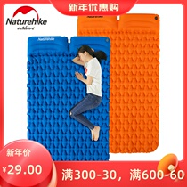 NH Duke ultra-light double inflatable cushion outdoor tent sleeping mat camping thickened moisture-proof cushion camping air cushion mattress