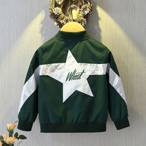 2020 autumn new Korean version boys jacket Western style long-sleeved childrens casual thin section handsome baseball uniform cardigan trend