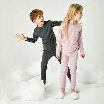 Childrens underwear set autumn boys Modal thin girls autumn clothes and trousers cotton sweater little girl