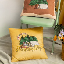 Zuo Xiandun Road American retro cute pillow cushion bedroom sofa office nap car cartoon home pillow