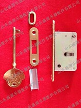 Shengyuan musical instrument hardware repair accessories factory direct sale copper-plated imitation gold vertical piano lock original Real shot hot sale