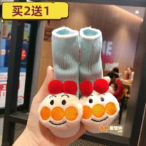 Baby socks spring and autumn newborn baby bow socks handmade cute cotton 0-3-6 months 1 year old