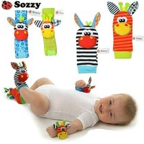 Newborn baby toys wrist rattles baby hand rattles socks with rattles rattles rattles rattle paper plush toys