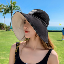 Fishermans hat childrens summer double-sided sun hat Japanese Korean version of fashion wild outdoor face sun hat