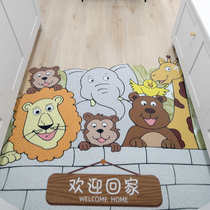 Cartoon Silk Ring Ground Mat can cut foot slip anti-slip mat door padded into the door pad Entrance Mat home Mat Carpet