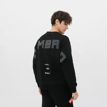 umbo Yin Bao mens autumn winter new casual letter 100 hitch round collar long sleeve loose without cap sleeve head sports necropolis