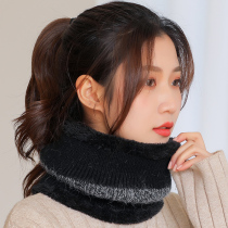 Around Neck Women Autumn winter Two sets Han version Cervical Spine Neck Knitted Collar 100 Hitchhiking Versatile Sleeve Head Warm Scarves