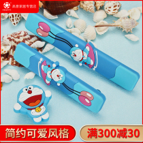 Single-hole handle cartoon handle childrens room drawers wardrobe cabinet door handle with Doraemon A dream silicone environmental protection handle