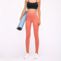 lulu original nude yoga pants incognito high waist hip stretch nine-point fitness pants womens tight fitness clothes