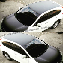 Wuling Hongguang MINIEV suspension roof highlight black film modification decoration Baojun E200 body sticker pull flower