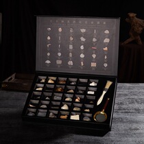 Fossil Festival 30 kinds of natural paleontology fossil kit trilobite ammonites childrens science gifts