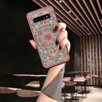 Samsung s10 phone case s10plus antique s9 tassel s9plus creative note9 retro s8 Forbidden City s8plus Tide brand note8 all-inclusive anti-fall soft shell