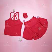 Ice dance genie customized figure skating clothing figure skating performance Childrens adult female dress D224