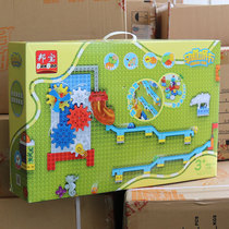 Bangbao big particles play with building blocks Wall 9722 kindergarten children put together toys boys and girls gifts