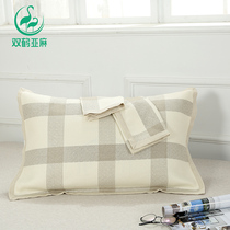 Twin Crane Linen Pillow Towel Single Pair Fit Mites Anti-Mite Anti-Slip No Drop Off Superior Guys Old Summer Pillow