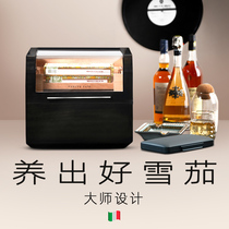 VANITYFAIR Italian limited cigar moisturizer imported solid wood alcoholic nourishing box high-grade gift box