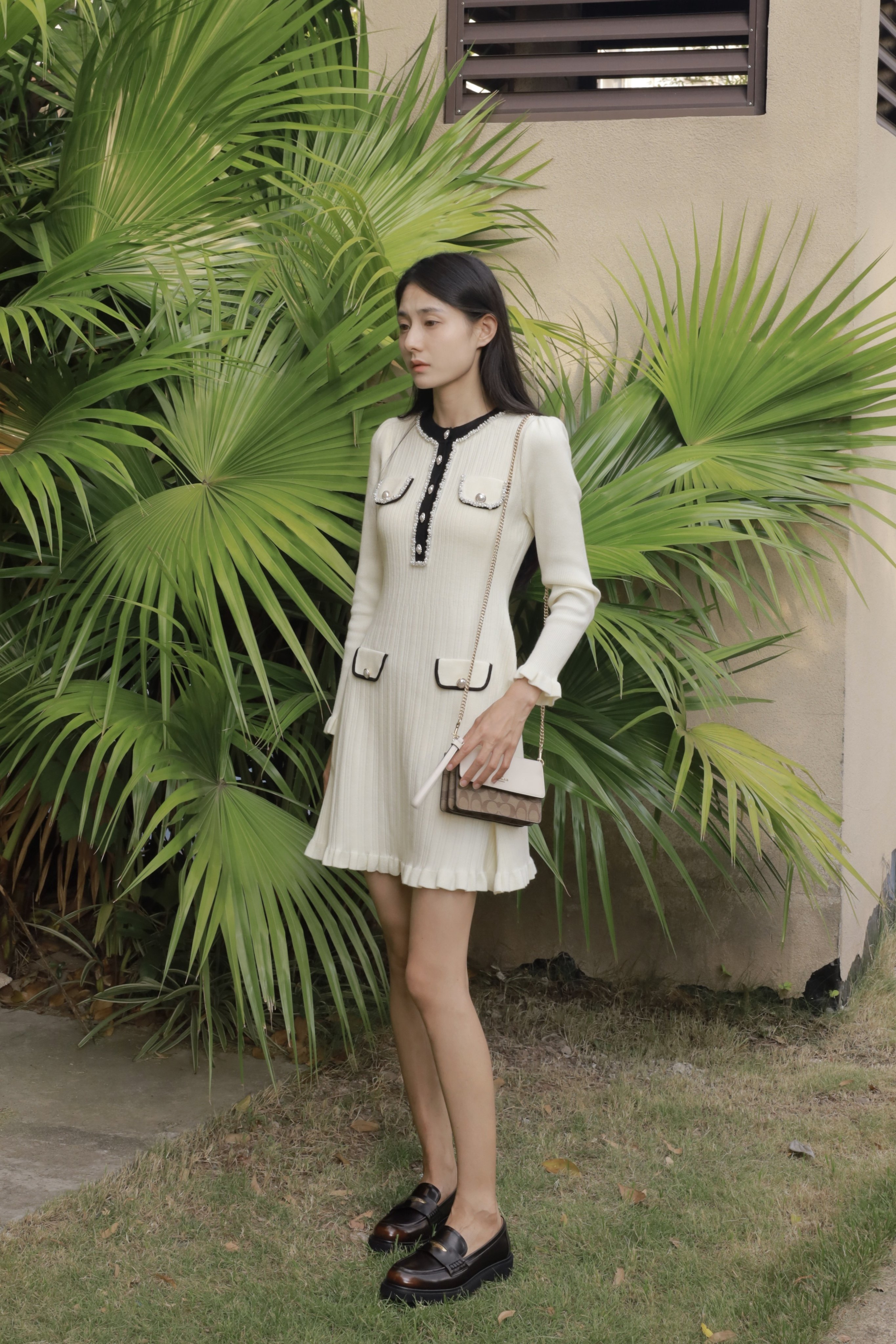 田曦薇同款百丽海鸥乐福鞋2.0 厚底增高设计拉长比例 真皮材质柔软亲肤