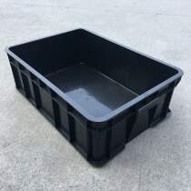 Plastic anti-static tray Rectangular square plate thickened component box Material box Parts box tool turnover box Black