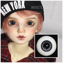 (Dolly Planet) BJD doll with handmade glass eyes real style black eye pattern brown line S-16