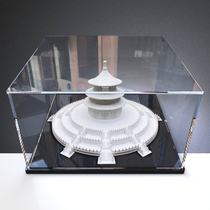 Dust cover is suitable for millet Millennium Tenon to create the Temple of Heaven building temple building block model acrylic display box