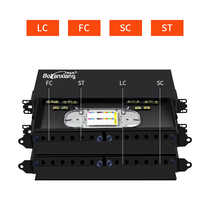 Boyanxiang 12-entry terminal box SC frame thickened drawing 12-port fiber optic terminal box SC FC LC optical cable continuation box melting box junction box wiring telecommunications level