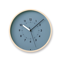 Lemnos Japan imported SOSO wall clock living room creative mute art wall watch Japanese-style childrens room color clock