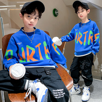 2022 new Klein blue sweatshirt boy Spring-style fried street T-shirt CUHK Tong Tide the undershirt Chauded clothes Yangqi