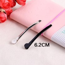 Handmade DIY hairclip material bag top hair accessories accessories steel clip with small round holder