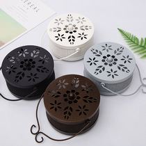 Japan-style Cute Iron Art Mosquito Incense Box Cage Stove Fire Protection Grime Tray Tobracket Creativity With Cover Chassis Outdoor Portable
