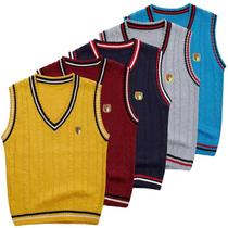 Baby sweater vest Knitted vest Childrens childrens clothing wool vest Boys and girls in the size of children warm waistcoat