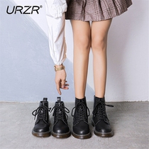 urzr Martin boots womens British style 2020 new spring and autumn motorcycle small short boots knight eight-hole boots womens ins tide