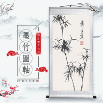 Xuan Paper Art Microspray Country Painting Printed Imitation Antique Flower Bird Decoration Imitation Ancient Character Painting Ink Bamboo Tusi Shaft Scroll Decoration Painting