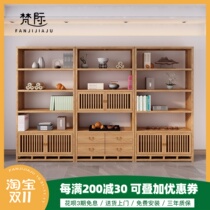 Chinese Bogu frame solid wood antique furniture modern minimalist tea display cabinet storage rack Duobaoge 1312