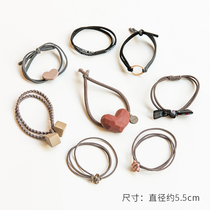 Korean head rope female love girl tie hair rope female holster Net red Ins rubber band Hairband headdress