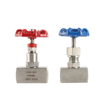 J13W-160P stainless steel needle valve 304 thread buckle internal thread needle valve internal thread needle valve wire port DN15
