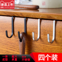 Kitchen Cabinet Door Rear Hook Wardrobe Door Back Type Rear Hung Cabinet Door Desk Free of perforated metal Dormitory Rack Hook Clips