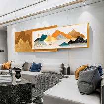 Modern light luxury new Chinese landscape painting living room hanging painting simple atmosphere Nordic sofa background wall superimposed decorative painting