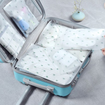 Travel clothing transparent waterproof and moisture-proof sealed bag home packing ziplock bag luggage underwear finishing storage bag