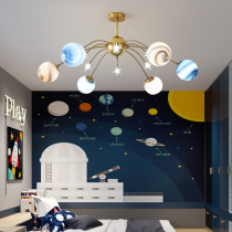 Nordic Net Red Star Ball Light Childrens Room ceiling light creative light luxury modern simple boy girl bedroom Star Light
