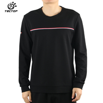 TECTOP Explor for the Spring and Autumn Season of the Thin Jacket Hood of the Mens and Mens Loose Korean Version Lovers Round and Wear Sportswear Sportswear