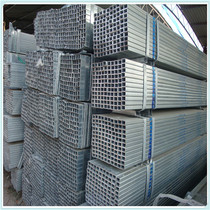 Galvanized square pipe Hot-dip galvanized rectangular pipe Cold galvanized curtain wall keel square pipe Square pass steel pass 6 meters 15x15-600