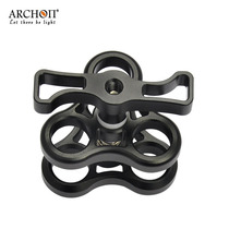 ARCHON Z11 three-hole butterfly clamp clamp light arm clamp Light arm ball clamp Diving equipment