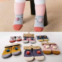 Baby toddler socks childrens socks two-piece spring and autumn baby floor socks