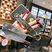 Huawei p30 mobile phone shell female Huawei p30pro net red Japan and South Korea love wristband Huawei p20 simple silicone all-wrapped edge drop Huawei p20pro lanyard high-grade p30 pro tide