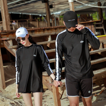 Korean wetsuit Female split long sleeve jellyfish suit Snorkeling suit Surfing suit Mens suit couple sunscreen bathing suit