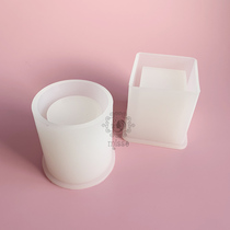 miss xiaomien diy crystal drops uv resin glue pen holder silicone mold Mirror Mirror Square round