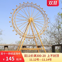 Wedding large iron Ferris wheel model floor ornaments outdoor decoration hotel wedding props wedding arrangement