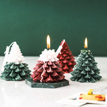 Creative festival Christmas tree scented candle Ice candle neutral non-craft candle atmosphere layout