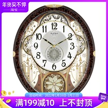Lisheng clock living room creative magic clock simple modern home silent photosensitive hour wall clock 4MH856